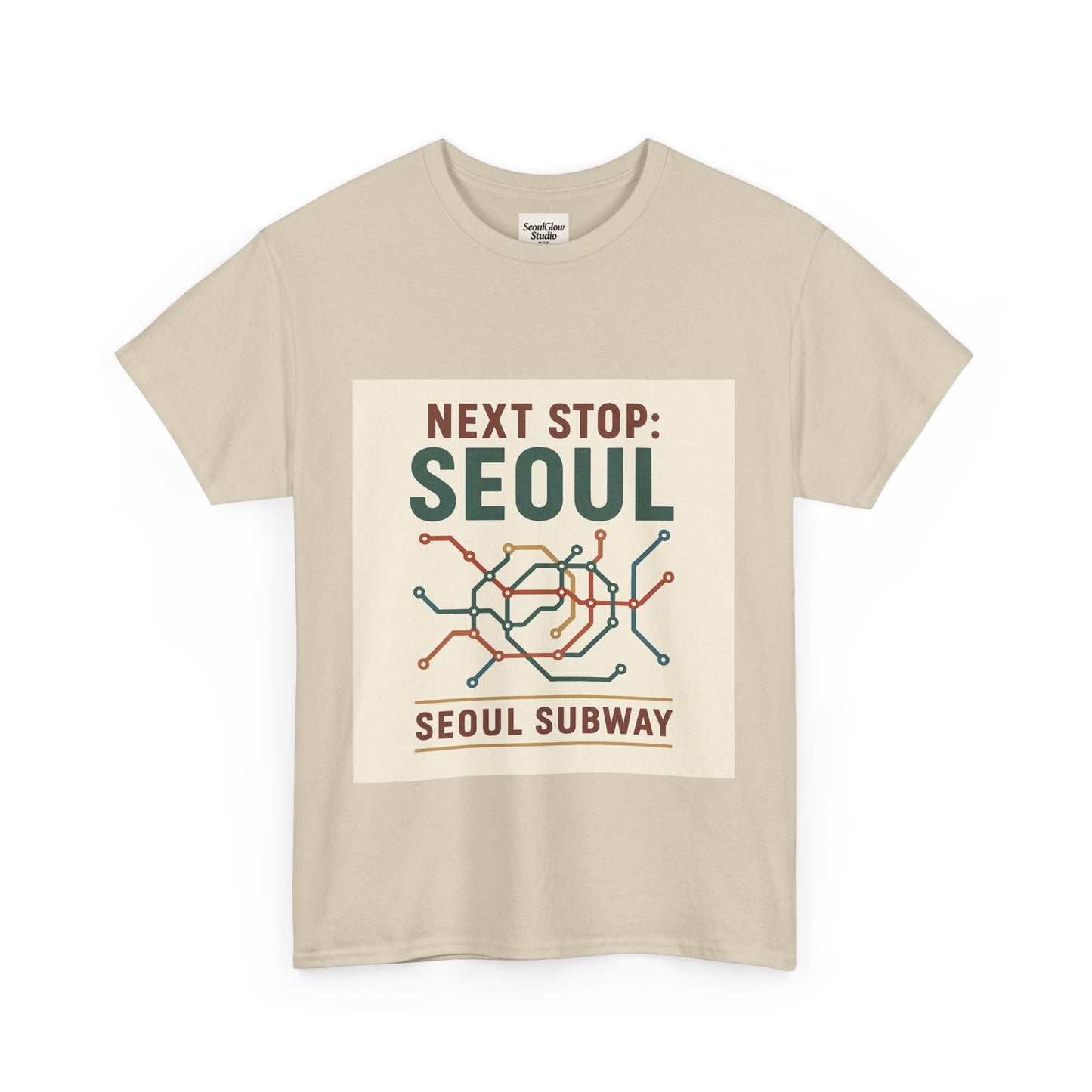 Seoul Subway Graphic Tee - Next Stop Seoul