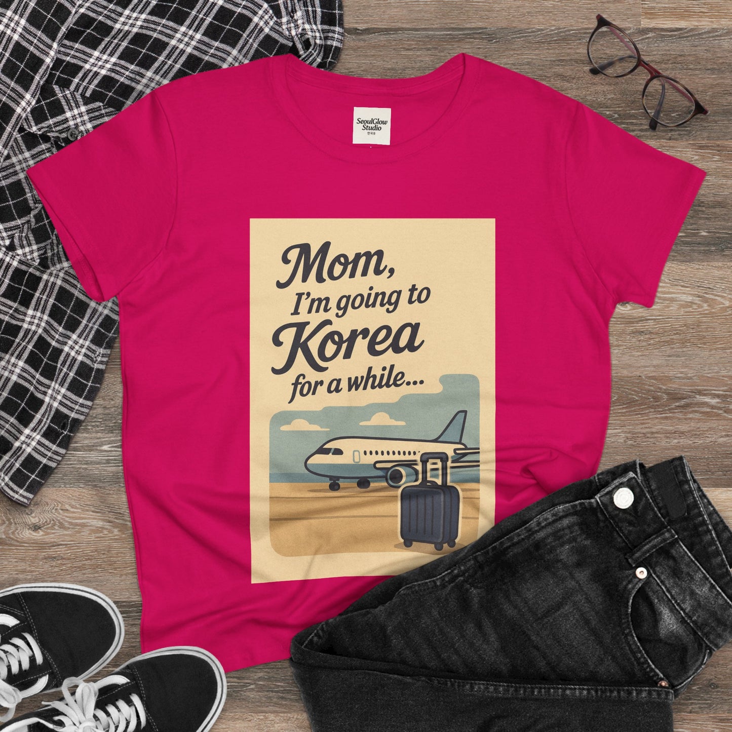 Mom I'm Going to Korea Travel Women's Tee