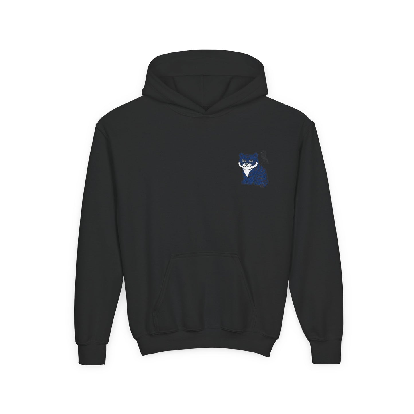 Cozy Youth Hoodie with Korean Tiger and Magpie Design, Perfect for Casual Days, Gifts, Birthdays, or Nature Lovers