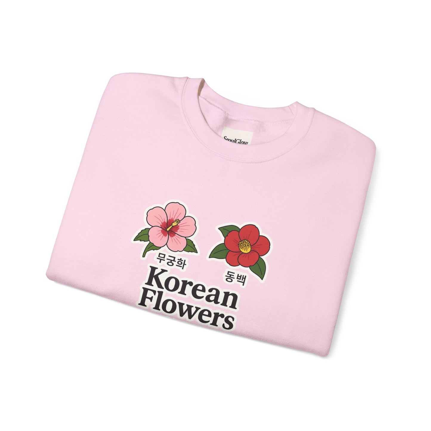 Korean Flowers Unisex Crewneck - Spring Wear