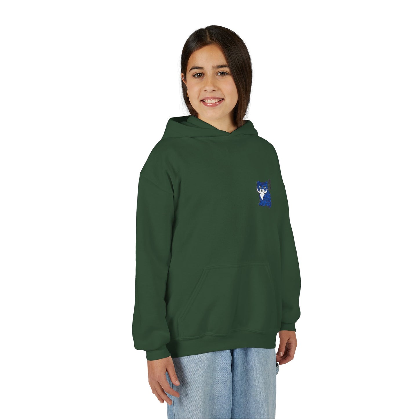 Cozy Youth Hoodie with Korean Tiger and Magpie Design, Perfect for Casual Days, Gifts, Birthdays, or Nature Lovers