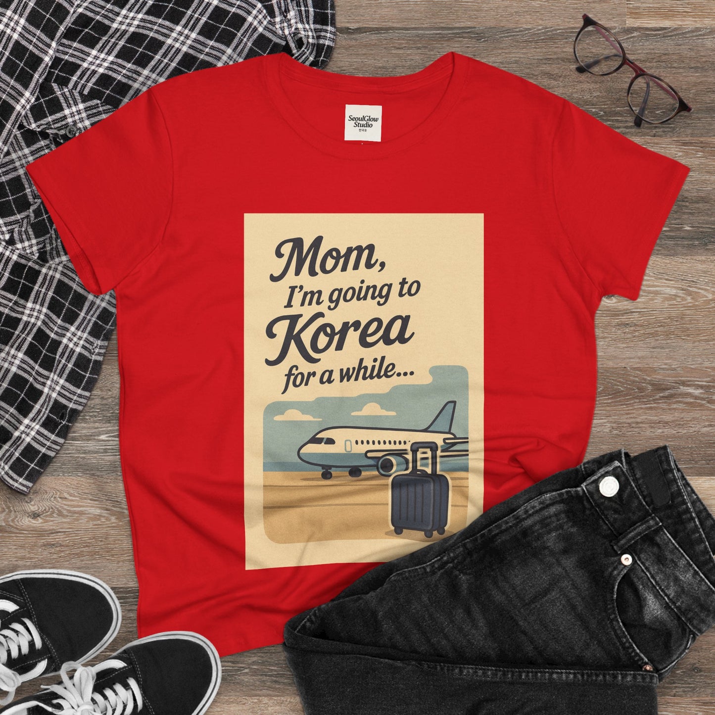 Mom I'm Going to Korea Travel Women's Tee