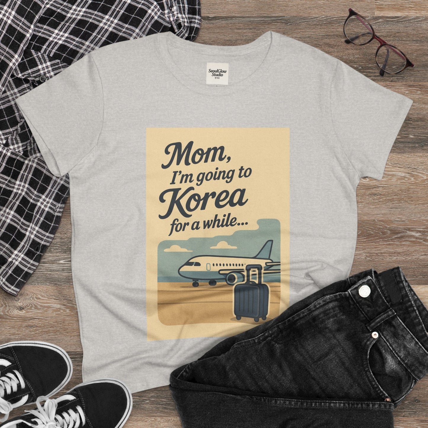 Mom I'm Going to Korea Travel Women's Tee