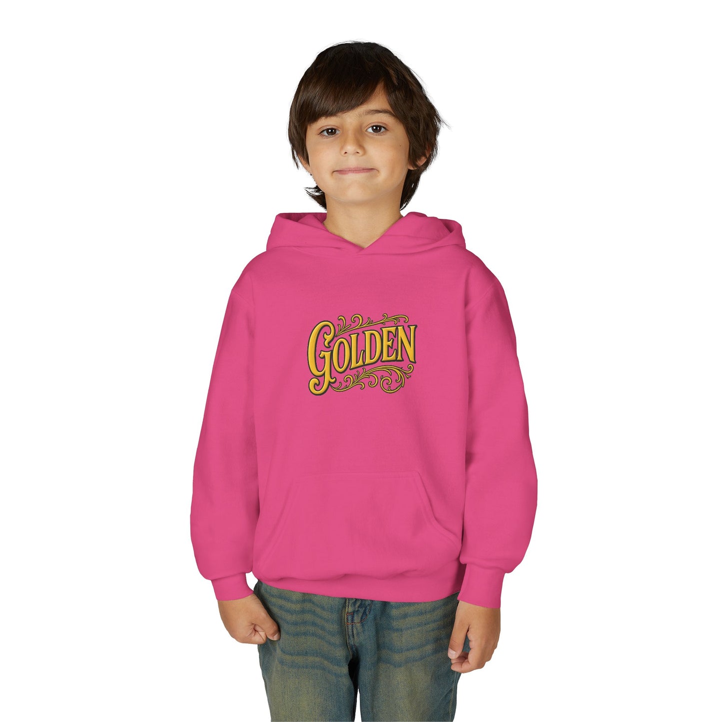 Golden K-Pop Youth Hoodie - Music Lover Gift