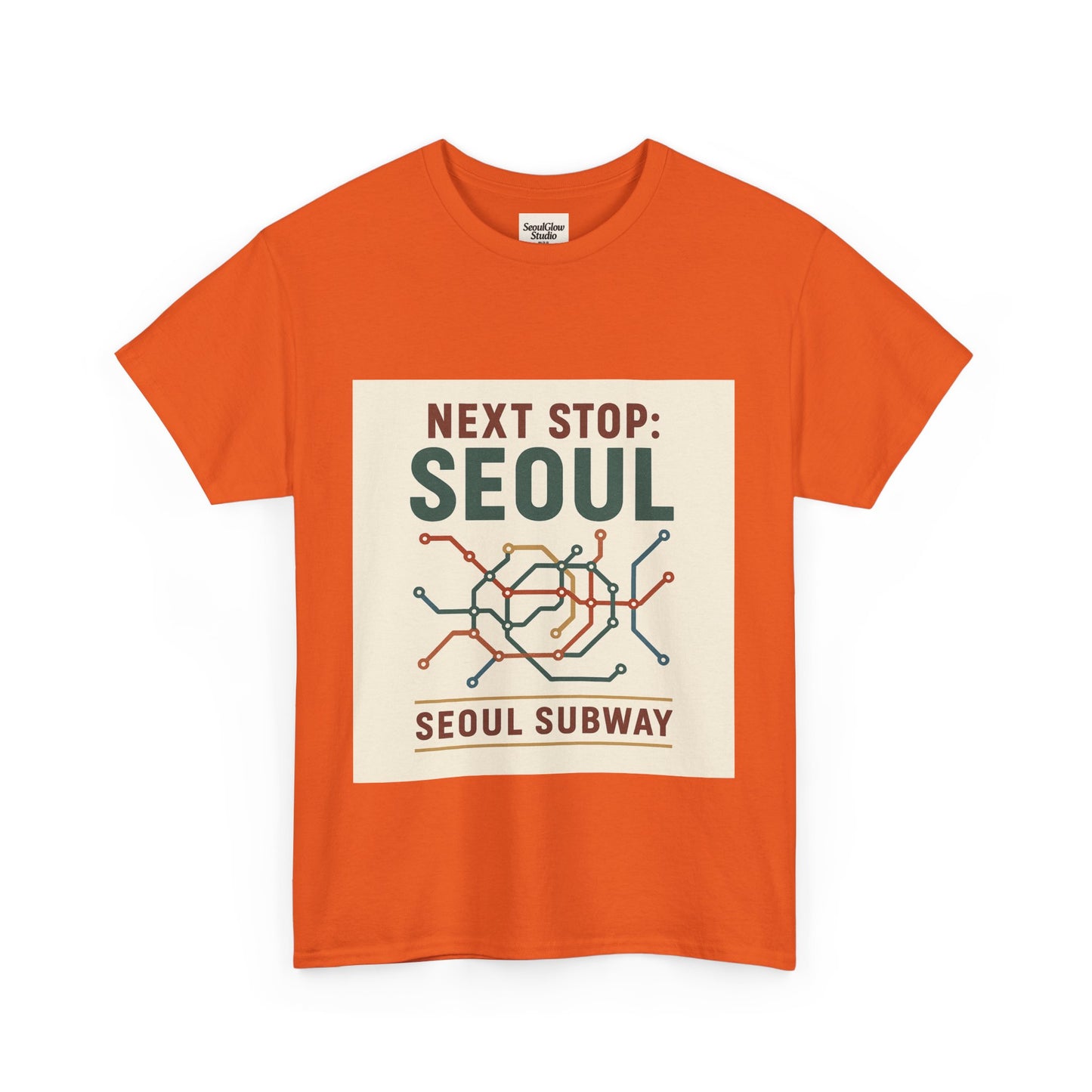 Seoul Subway Graphic Tee - Next Stop Seoul