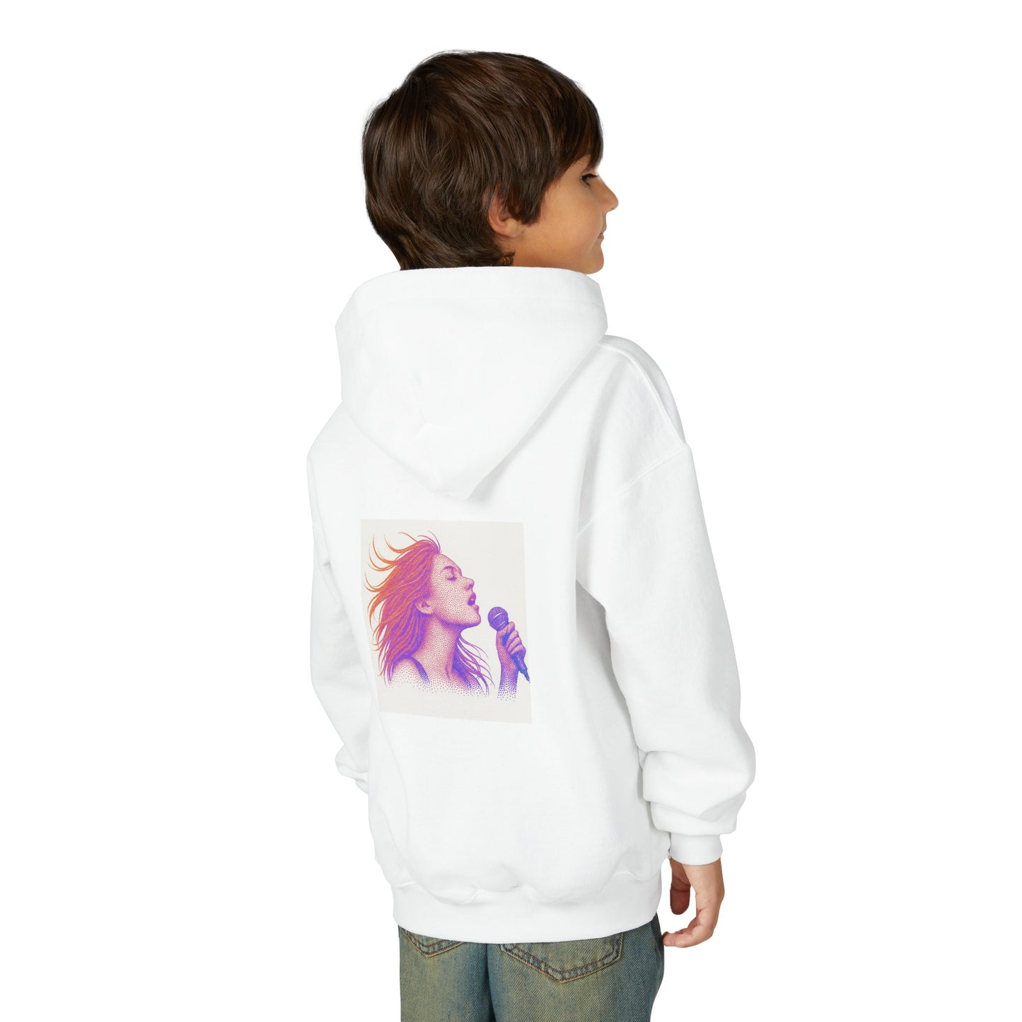 Golden K-Pop Youth Hoodie - Music Lover Gift