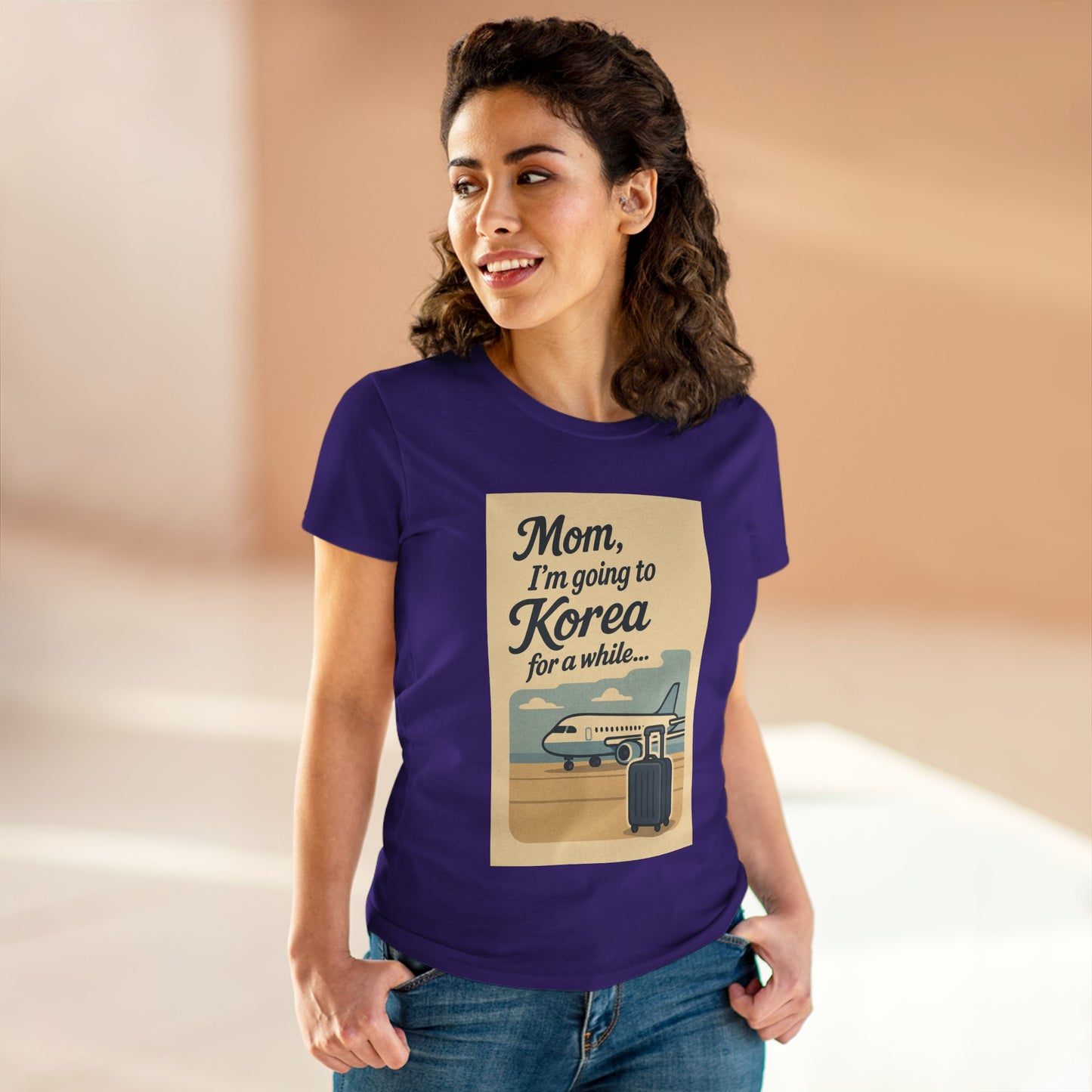 Mom I'm Going to Korea Travel Women's Tee