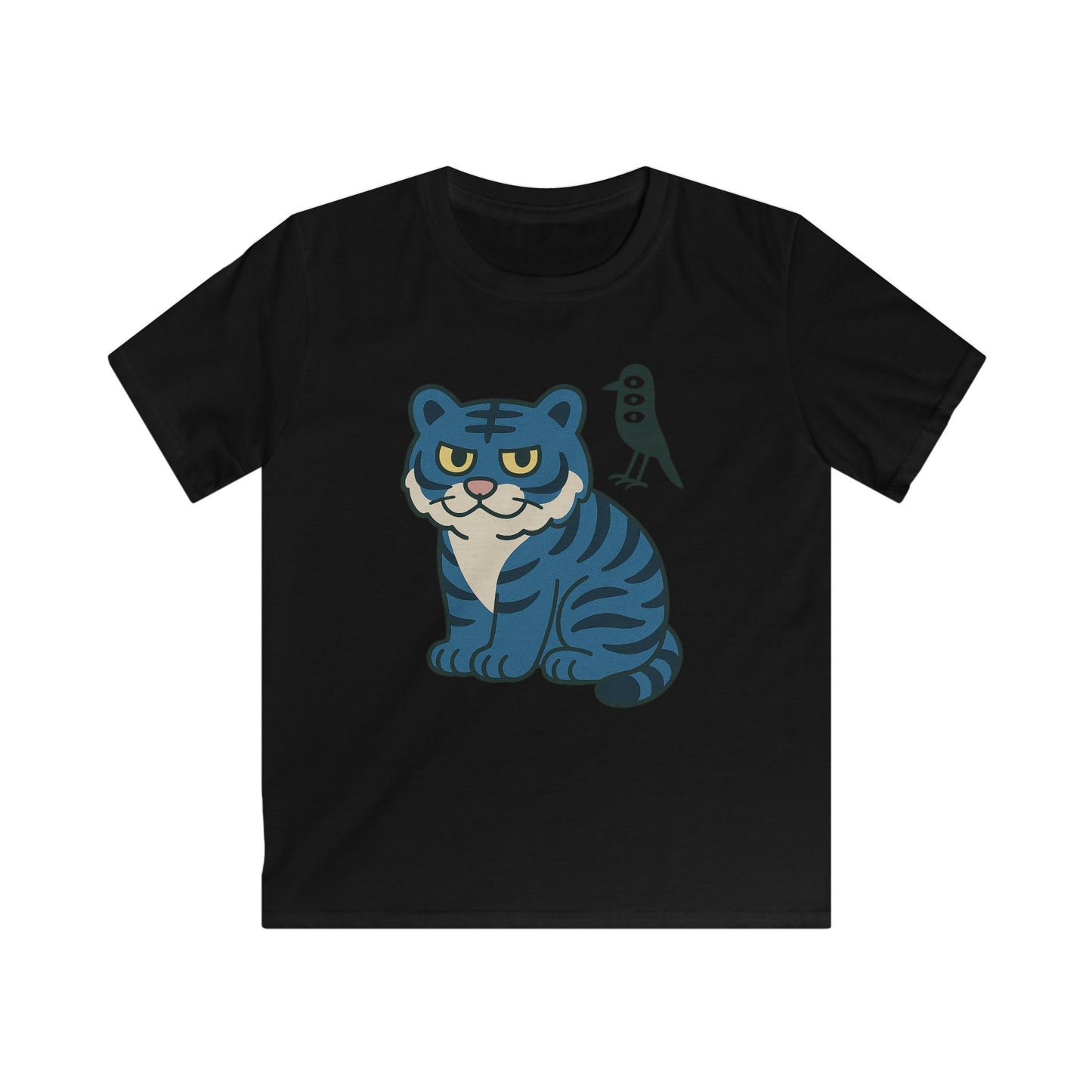 EU : Cute Tiger Kids Tee - Animal Lover Gift