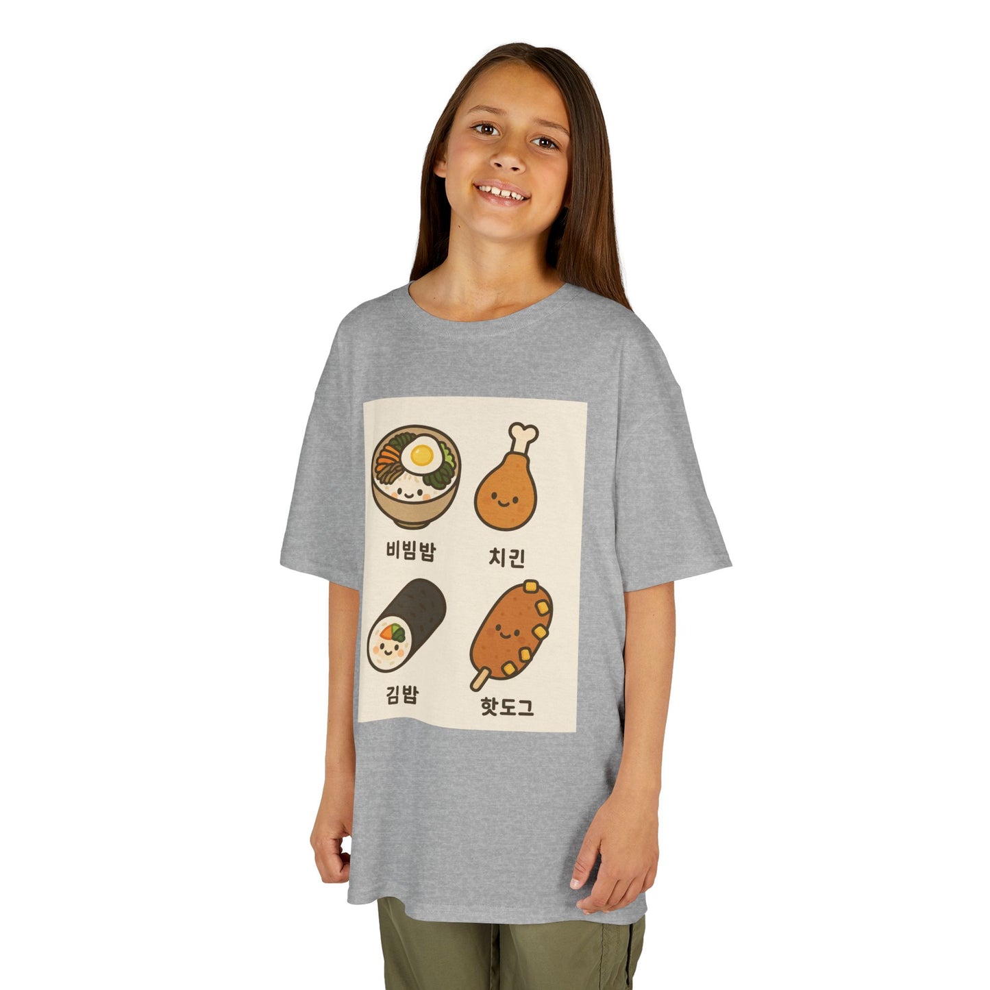 Cute Kimbap Kids T-Shirt, Fun Korean Food Tee, Gift for Kids, Sushi Lover Shirt, Casual Wear, Birthday Gift