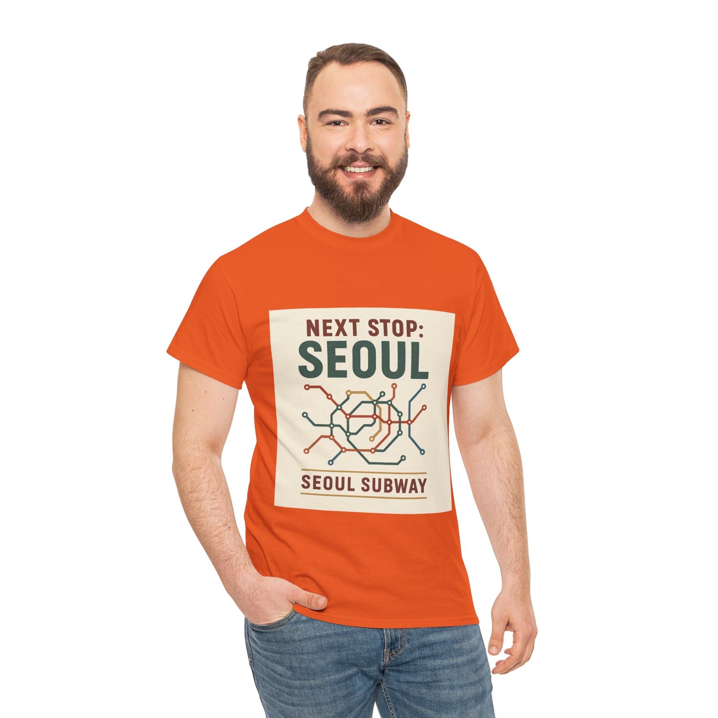 Seoul Subway Graphic Tee - Next Stop Seoul