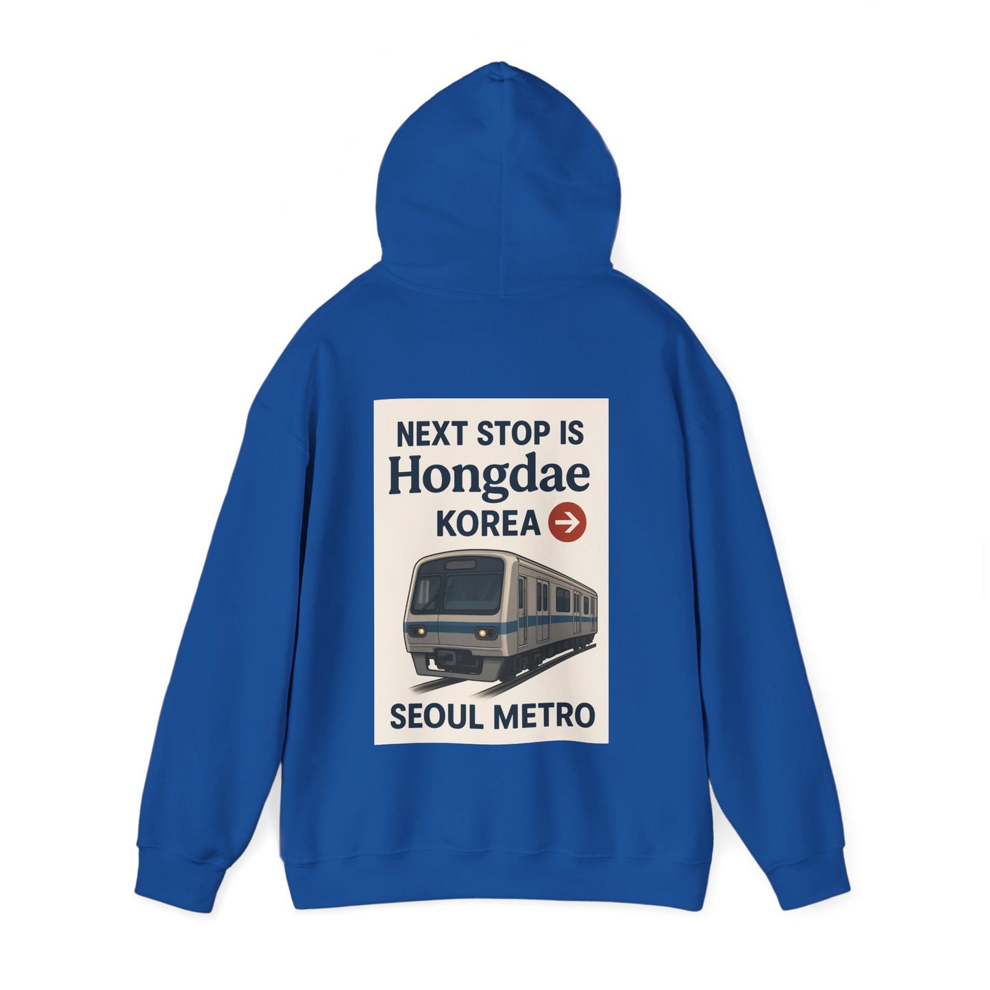 Seoul Metro Hongdae Station Hoodie - Travel Gift