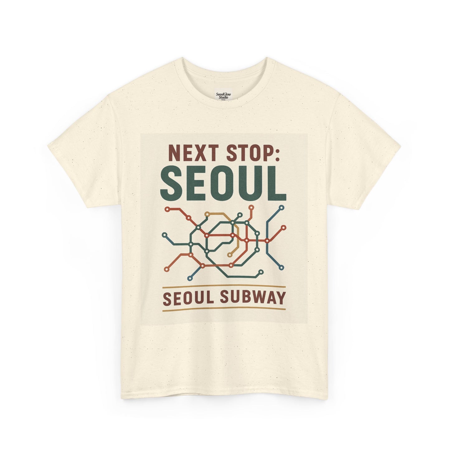 Seoul Metro Graphic Tee - Korean Travel Shirt