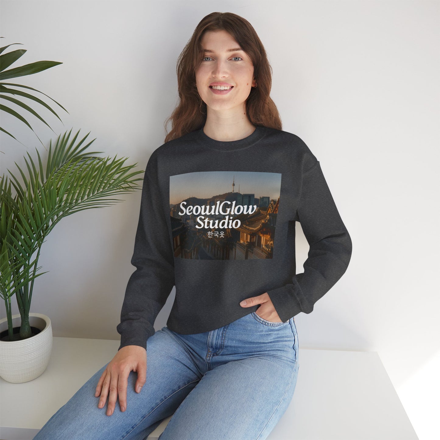 Seoul Hanok Village Unisex Sweatshirt