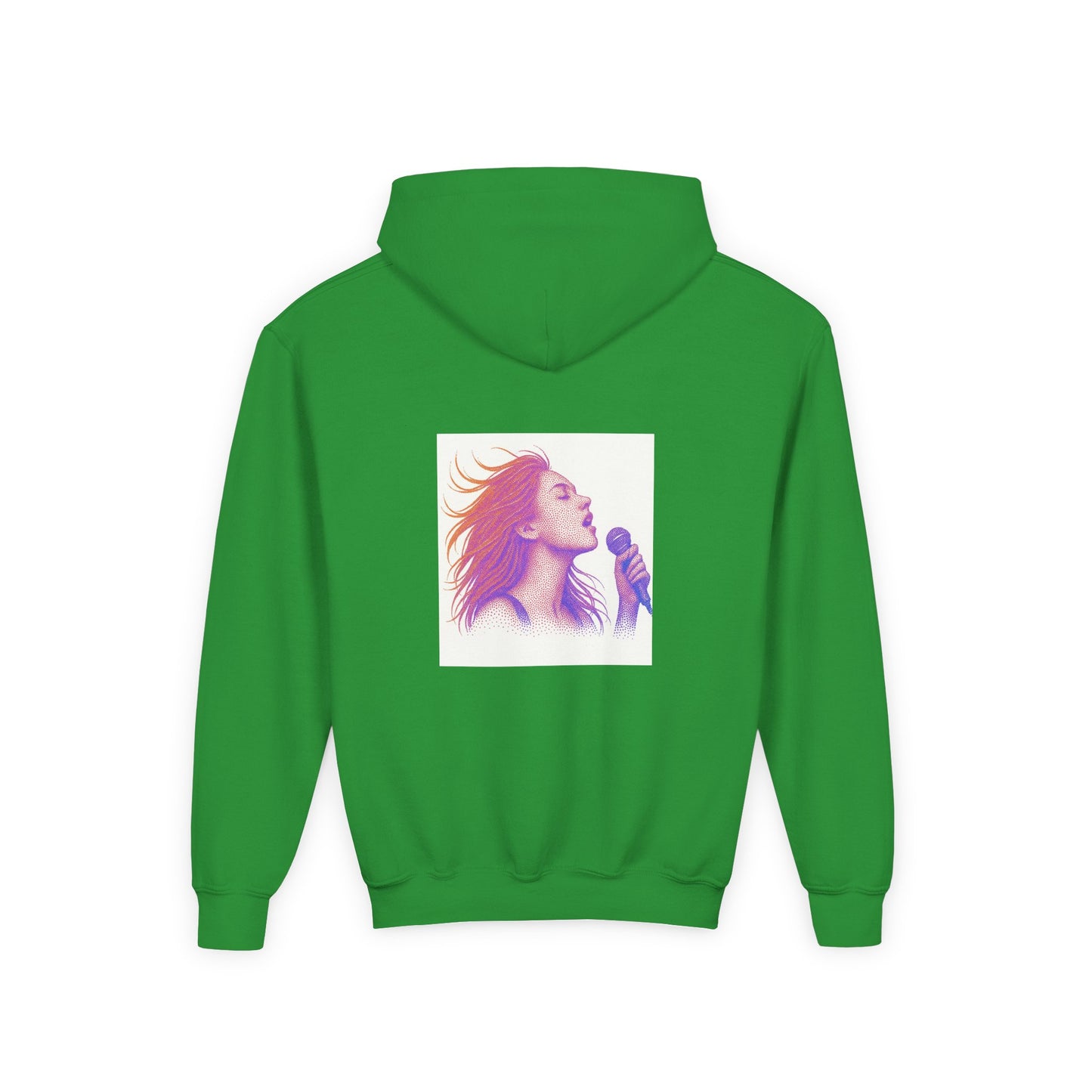 Golden K-Pop Youth Hoodie - Music Lover Gift
