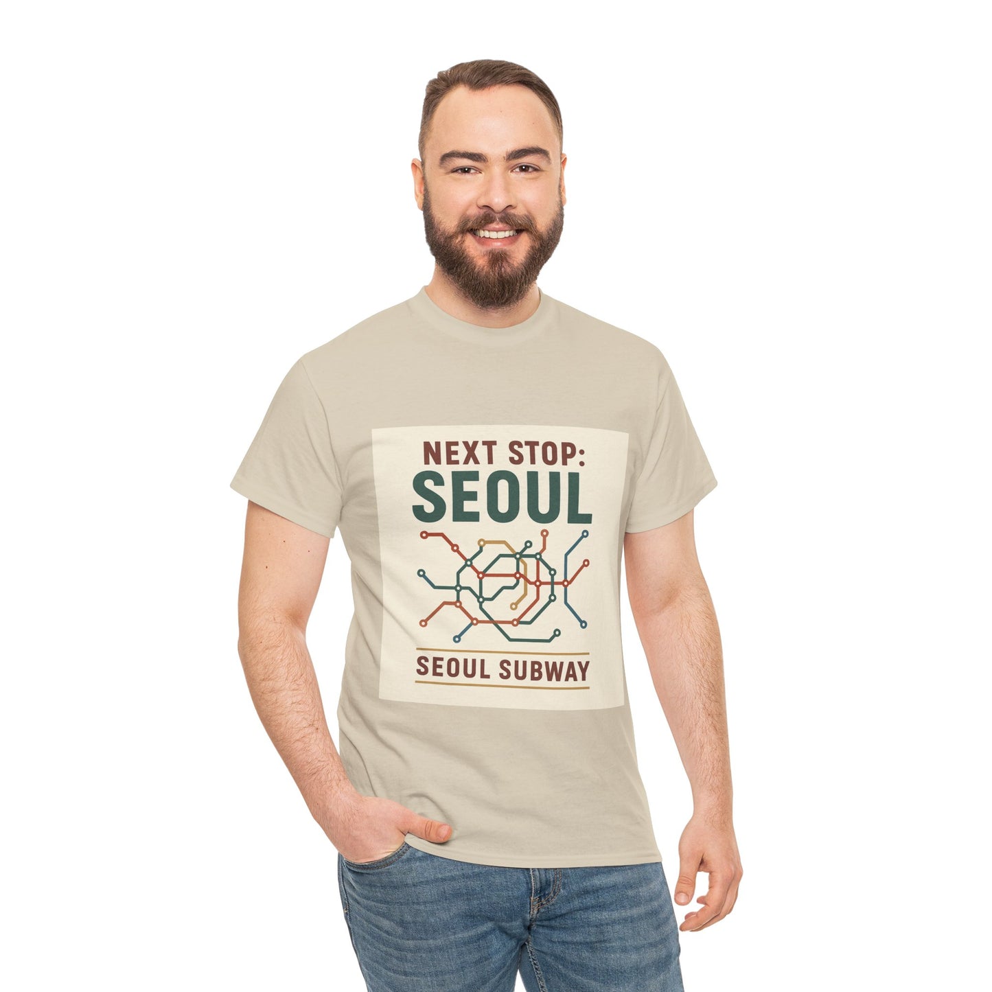 Seoul Subway Graphic Tee - Next Stop Seoul
