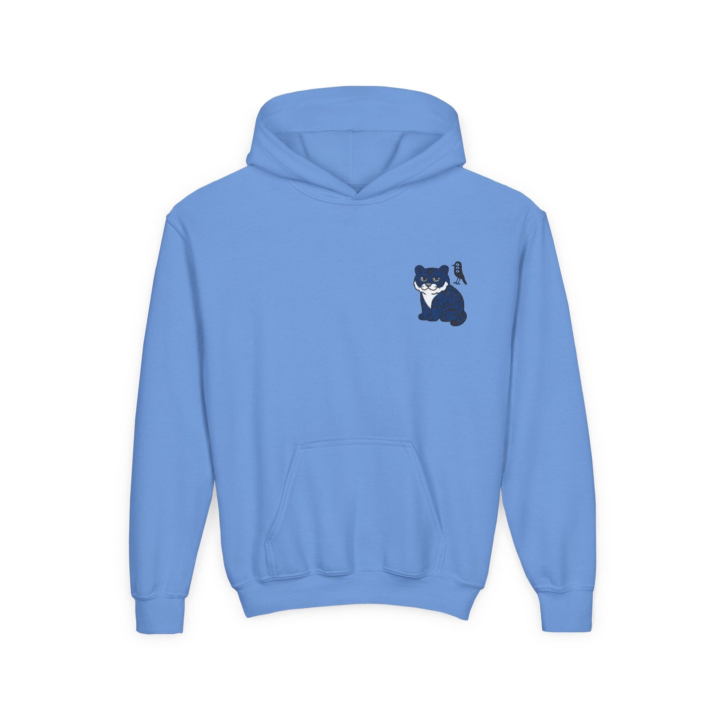 Cozy Youth Hoodie with Korean Tiger and Magpie Design, Perfect for Casual Days, Gifts, Birthdays, or Nature Lovers