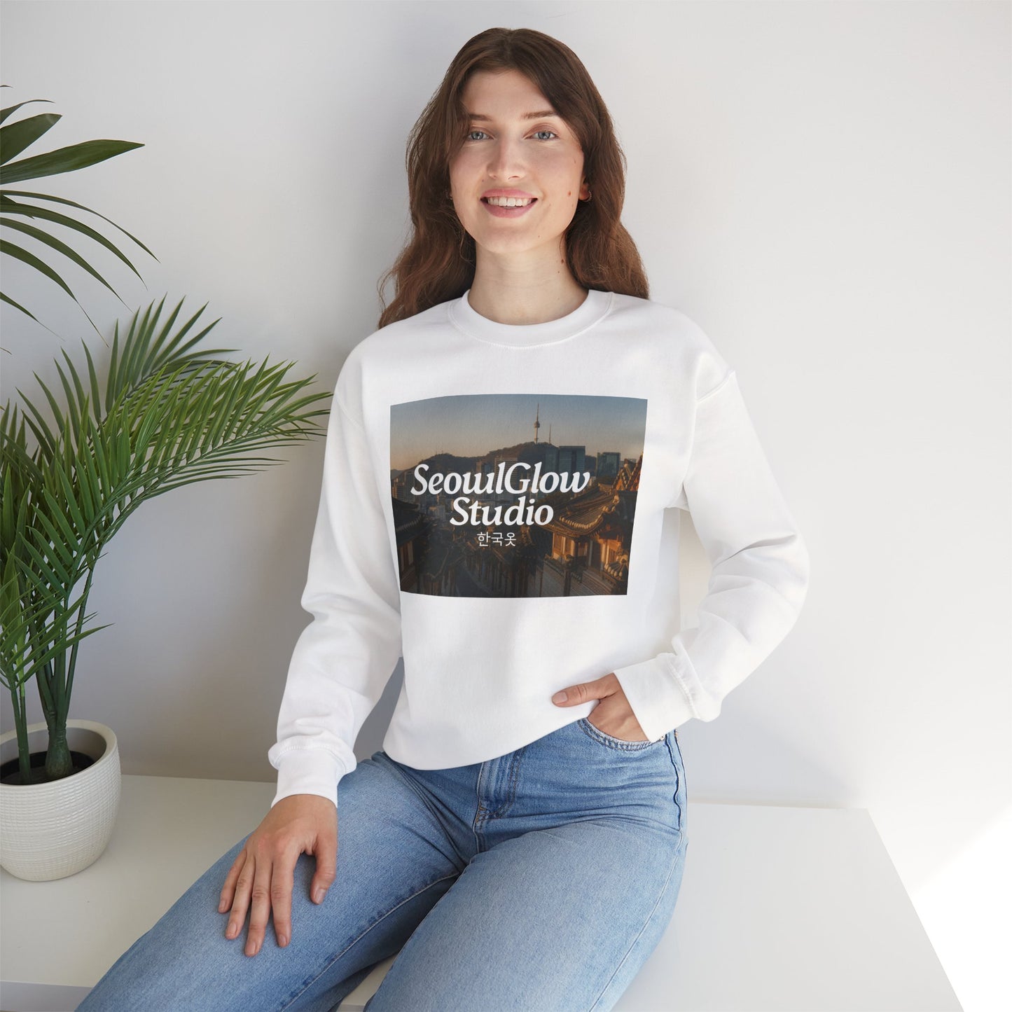 Seoul Hanok Village Unisex Sweatshirt