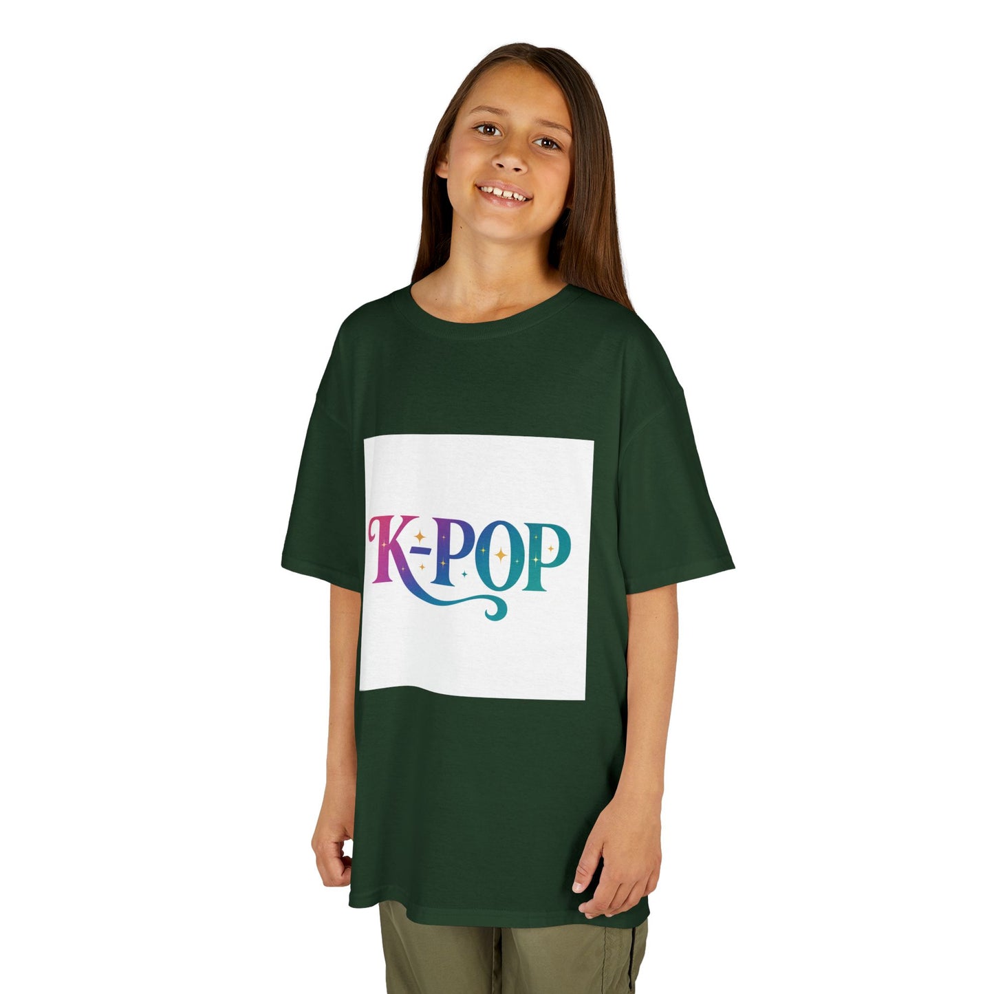 K-Pop Kids Cotton Tee, Perfect Gift for Young Fans, Birthday Present, Schoolwear, Casual Fashion, Music Lovers