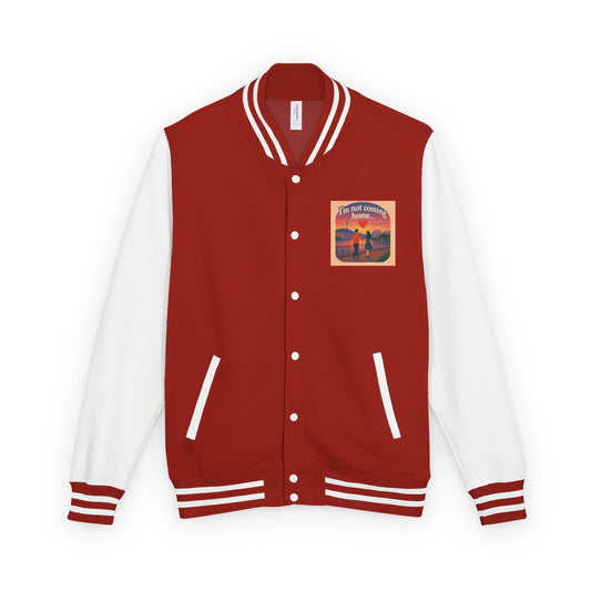 Mom I'm Going to Korea Letterman Jacket - Travel