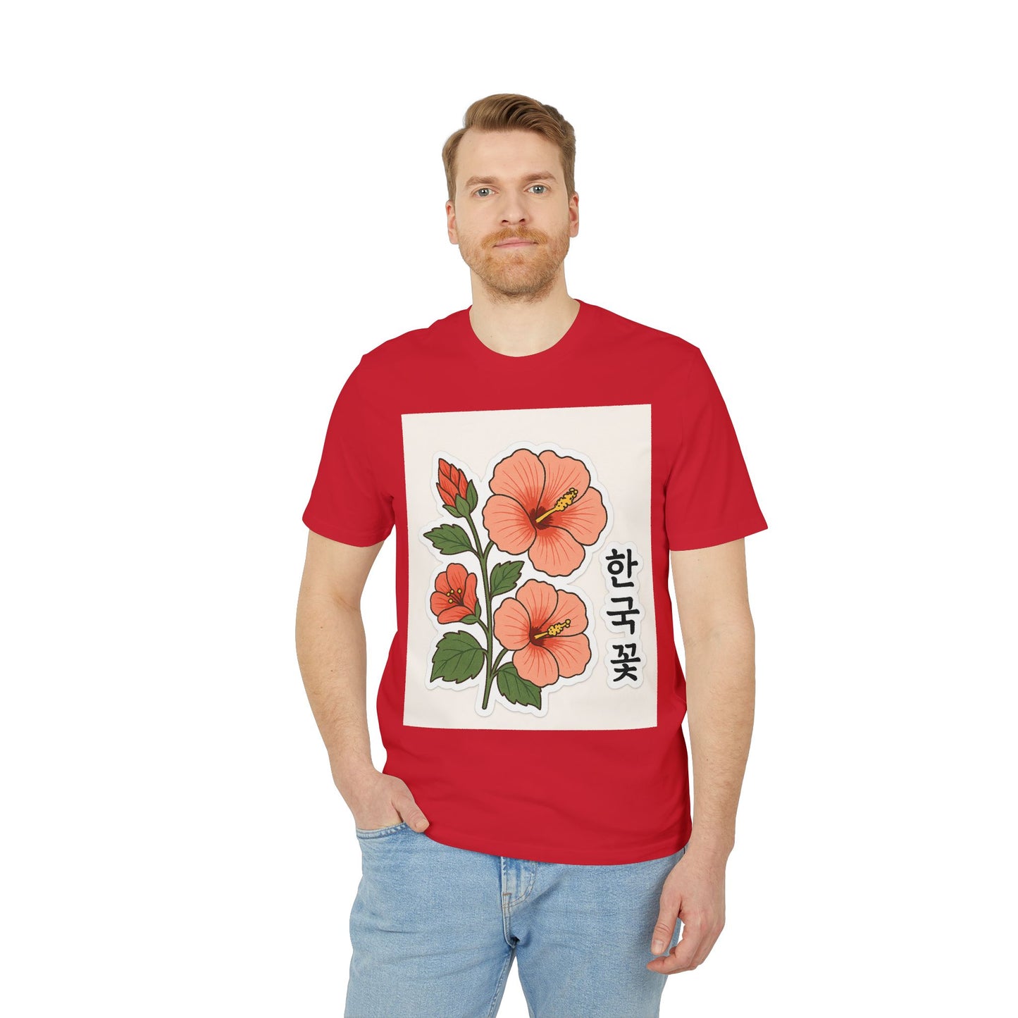 Floral Korean Graphic T-Shirt | Unisex Casual Wear | Perfect for Summer, Gifts, Streetwear, Everyday Style