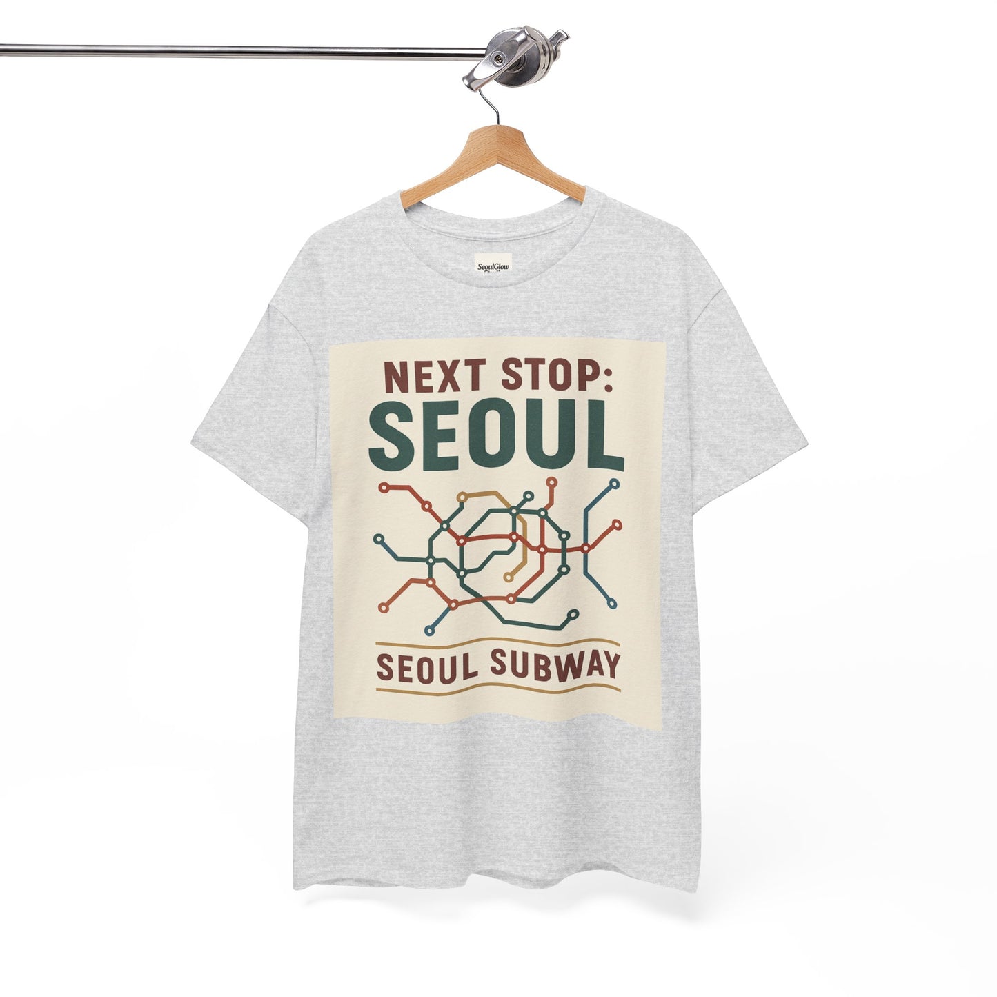 Seoul Metro Graphic Tee - Korean Travel Shirt