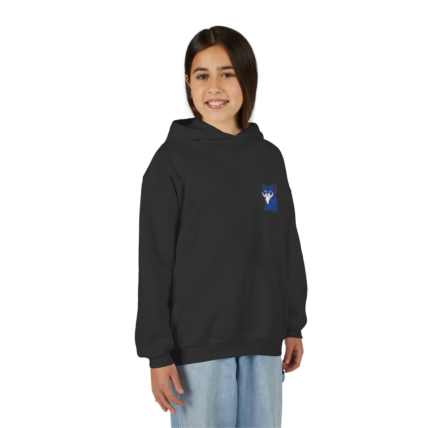 Cozy Youth Hoodie with Korean Tiger and Magpie Design, Perfect for Casual Days, Gifts, Birthdays, or Nature Lovers