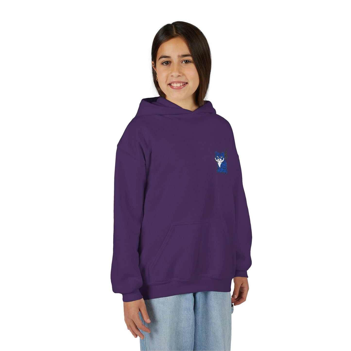 Cozy Youth Hoodie with Korean Tiger and Magpie Design, Perfect for Casual Days, Gifts, Birthdays, or Nature Lovers