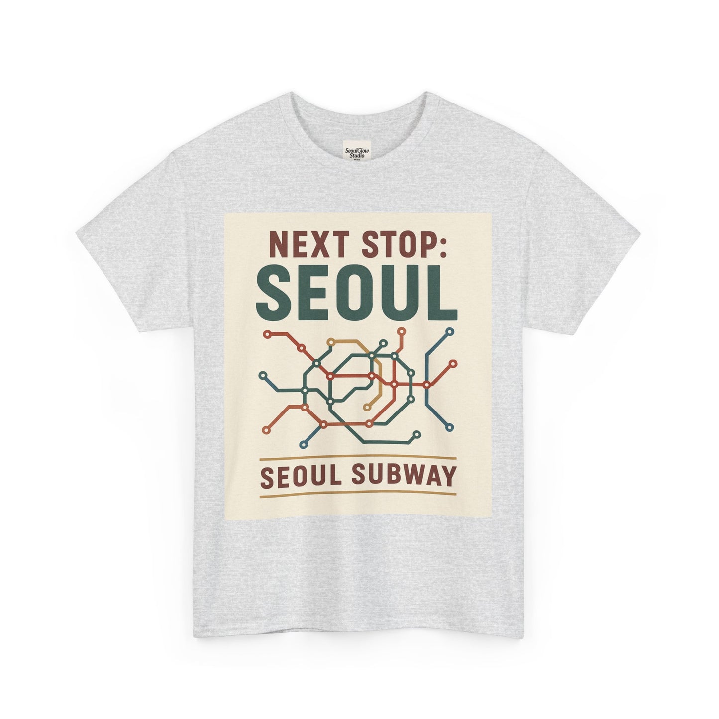Seoul Metro Graphic Tee - Korean Travel Shirt
