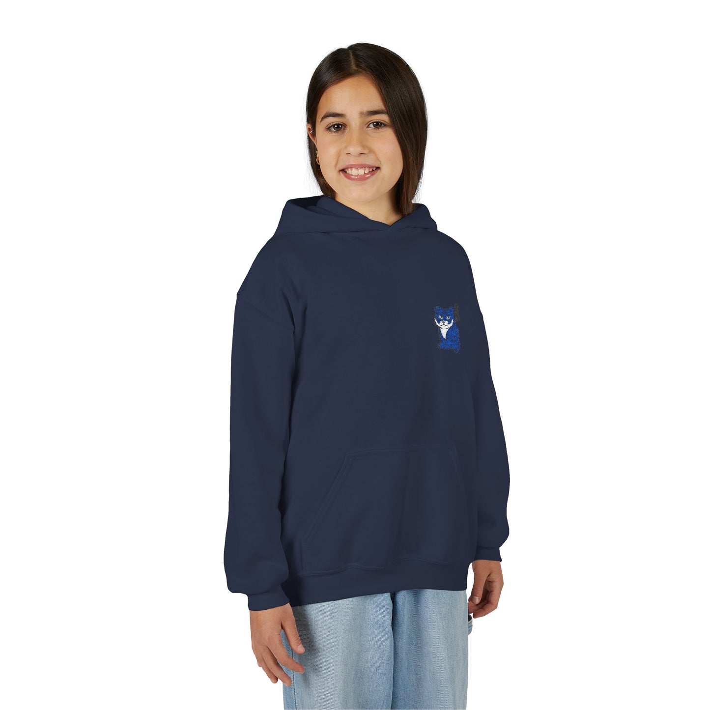 Cozy Youth Hoodie with Korean Tiger and Magpie Design, Perfect for Casual Days, Gifts, Birthdays, or Nature Lovers