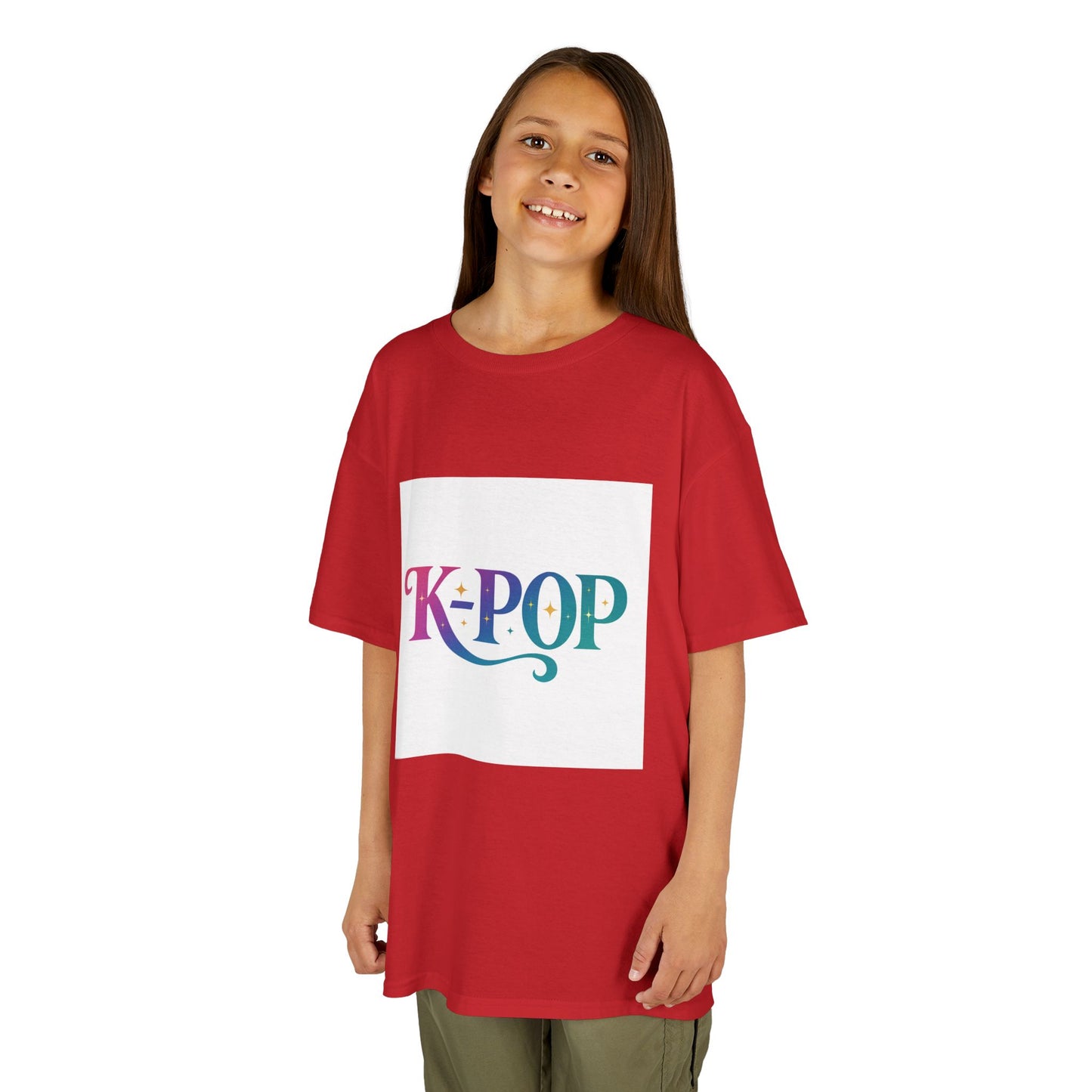 K-Pop Kids Cotton Tee, Perfect Gift for Young Fans, Birthday Present, Schoolwear, Casual Fashion, Music Lovers