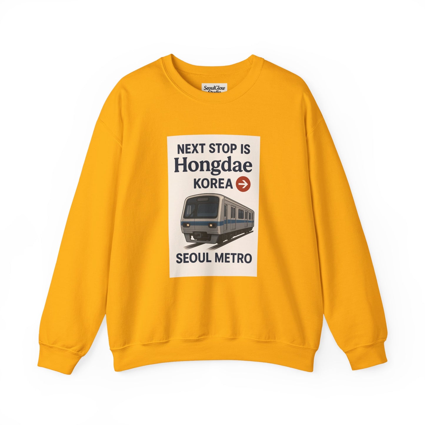 Travel Seoul Crewneck - Next Stop Hongdae