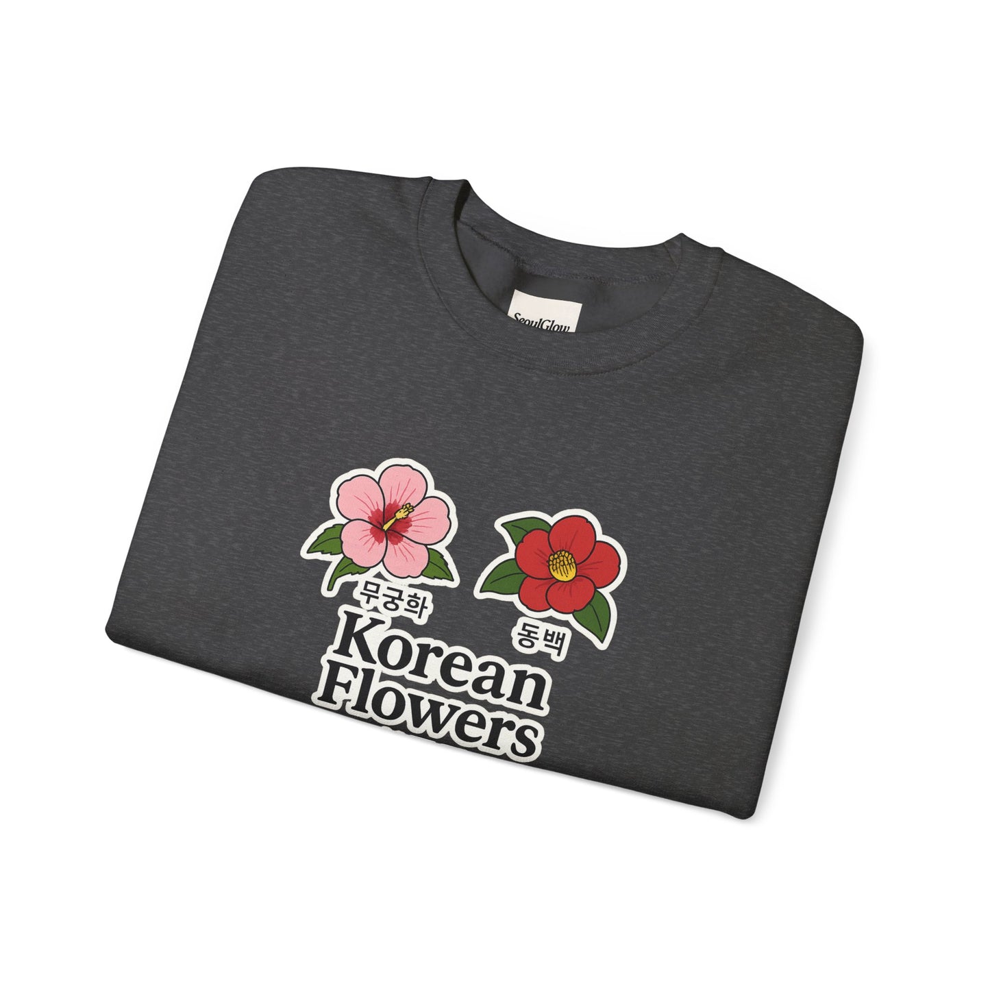 Korean Flowers Unisex Crewneck - Spring Wear