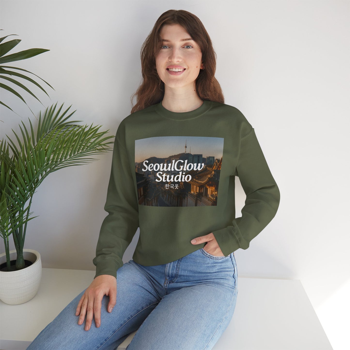 Seoul Hanok Village Unisex Sweatshirt