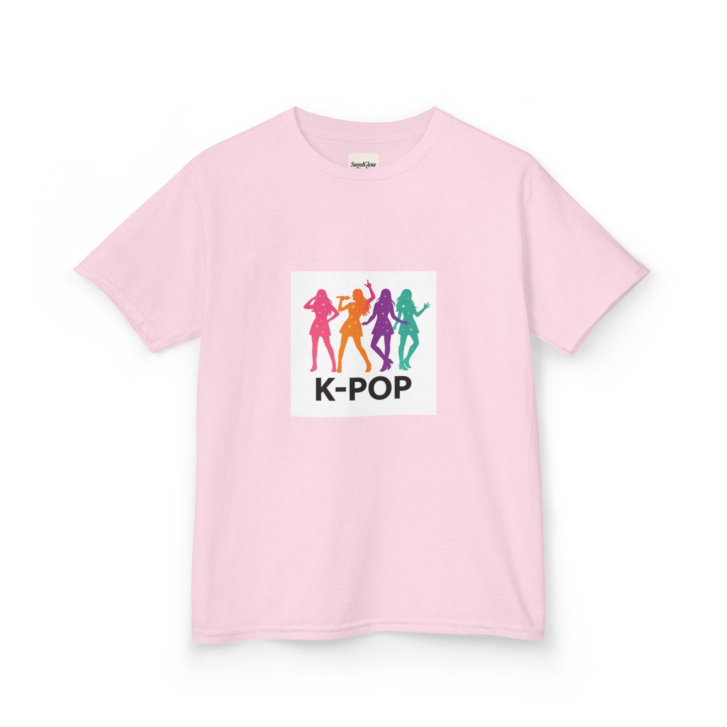 K-Pop Kids Tee, Fun Youth Shirt, Colorful Graphic Tee, Trendy Kids Apparel, Perfect Gift for Music Lovers