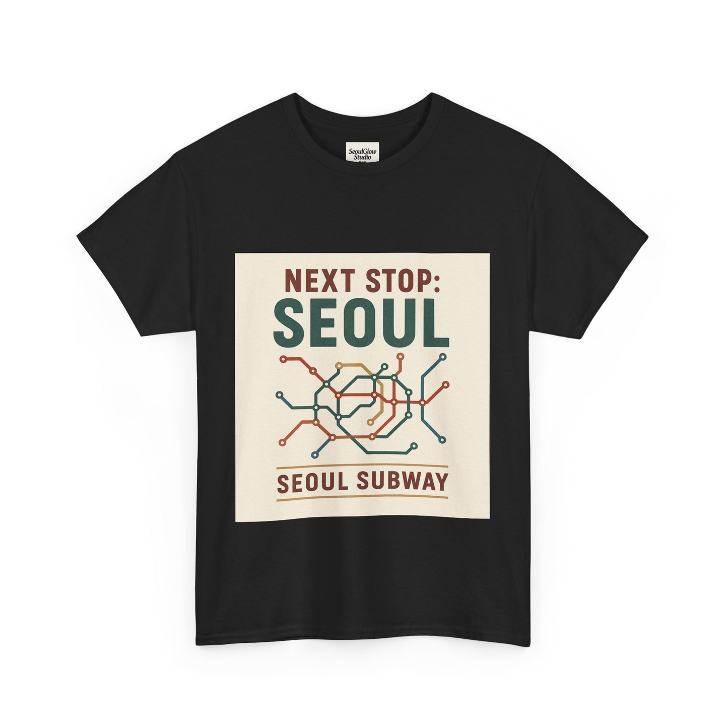 Seoul Subway Graphic Tee - Next Stop Seoul