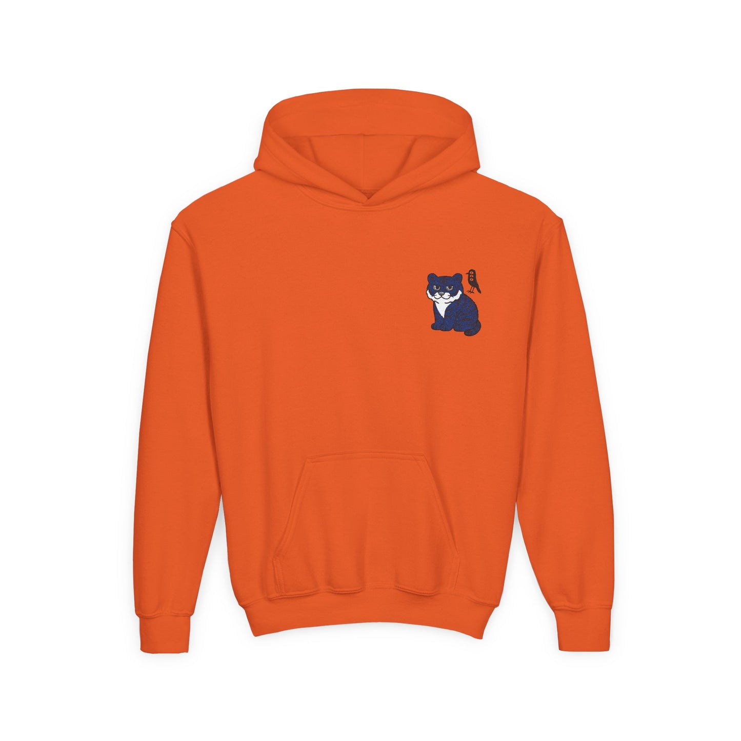 Cozy Youth Hoodie with Korean Tiger and Magpie Design, Perfect for Casual Days, Gifts, Birthdays, or Nature Lovers