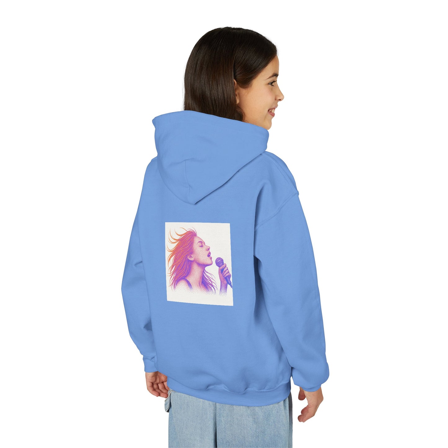 Golden K-Pop Youth Hoodie - Music Lover Gift