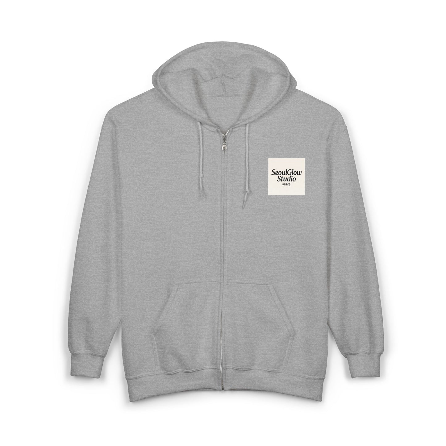 Seoul Cityscape Zip Hoodie, Cozy Urban Sweatshirt, Travel Souvenir Jacket, Unisex Gift, Cool Streetwear, City Lover Apparel