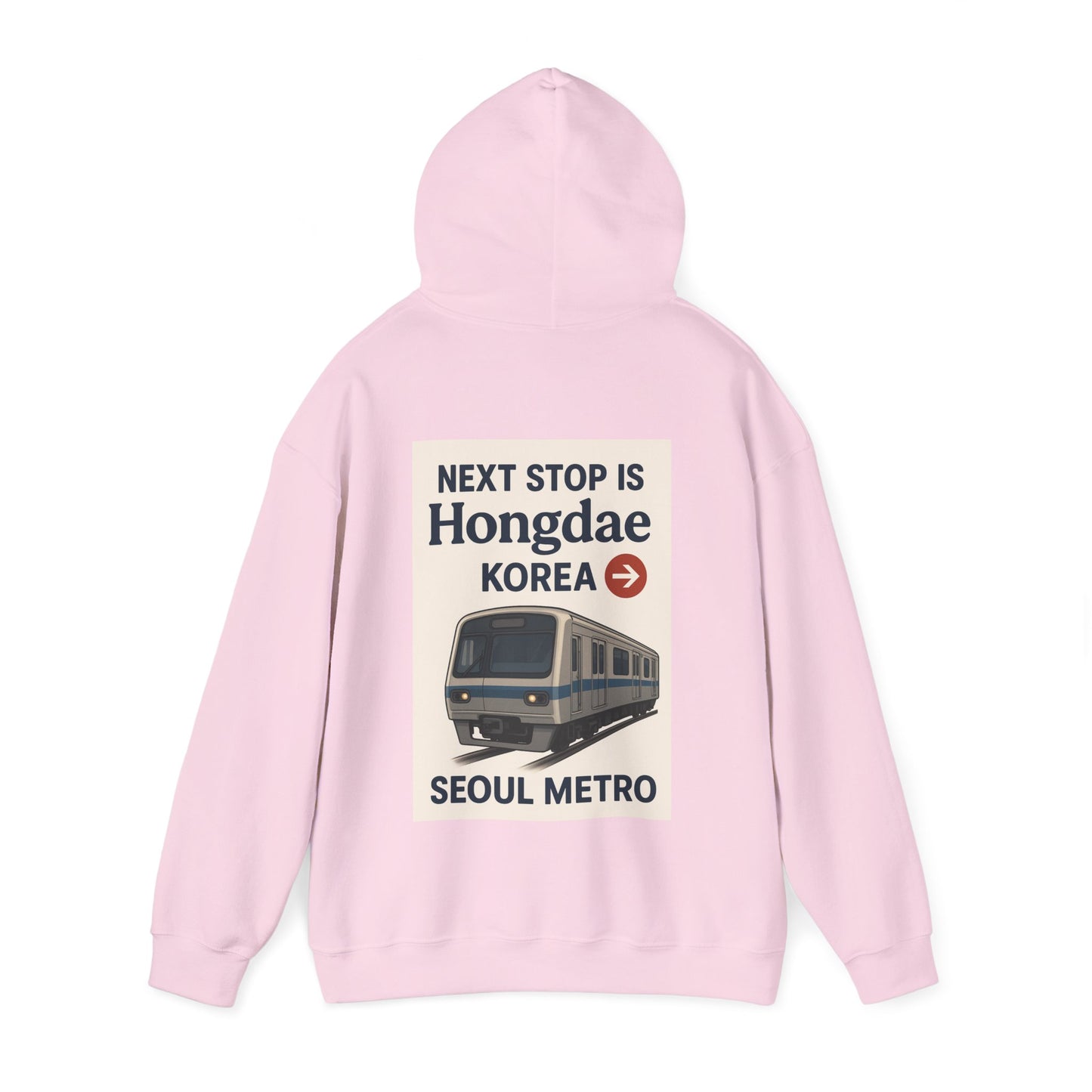 Seoul Metro Hongdae Station Hoodie - Travel Gift