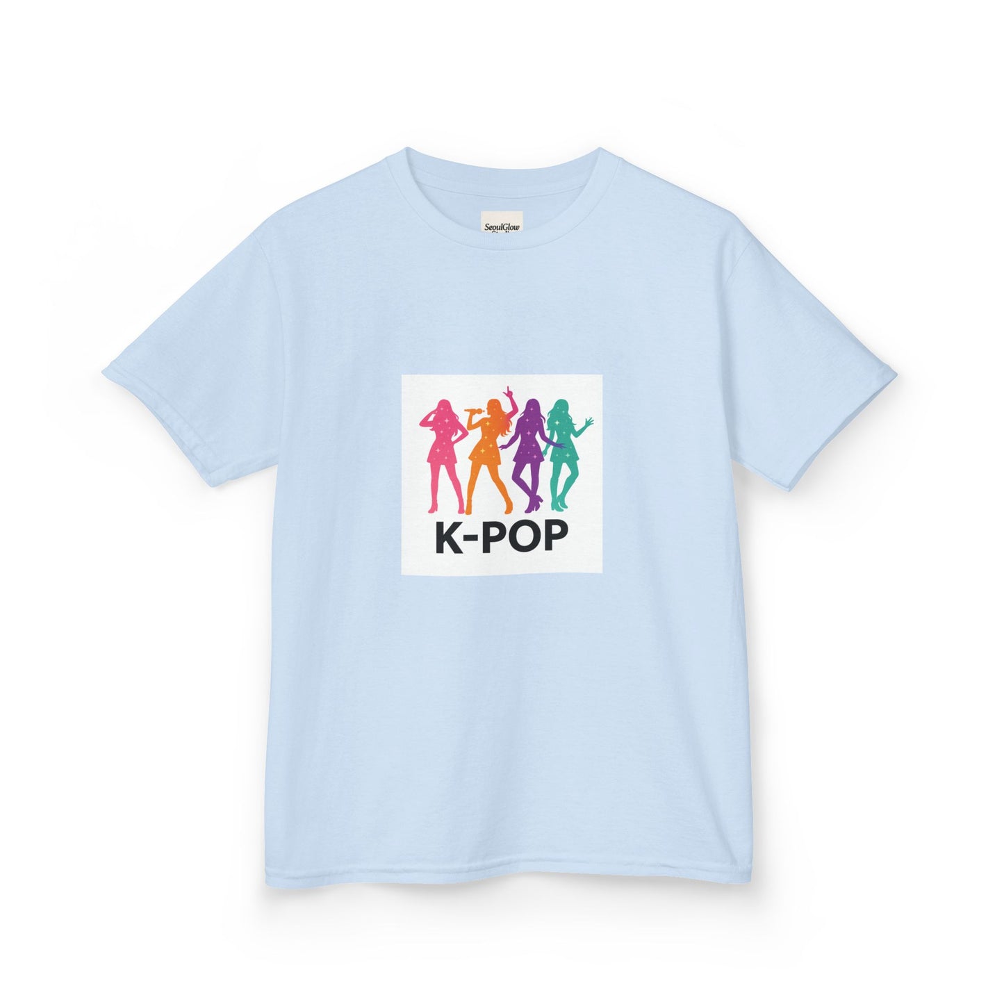 K-Pop Kids Tee, Fun Youth Shirt, Colorful Graphic Tee, Trendy Kids Apparel, Perfect Gift for Music Lovers