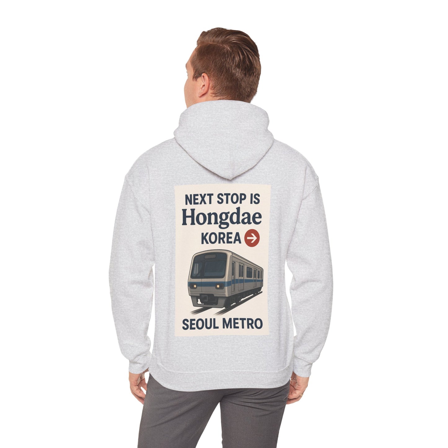 Seoul Metro Hongdae Station Hoodie - Travel Gift
