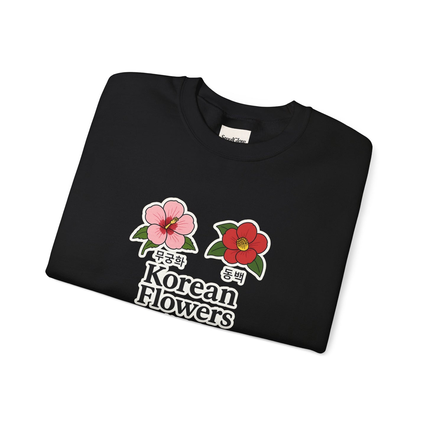 Korean Flowers Unisex Crewneck - Spring Wear