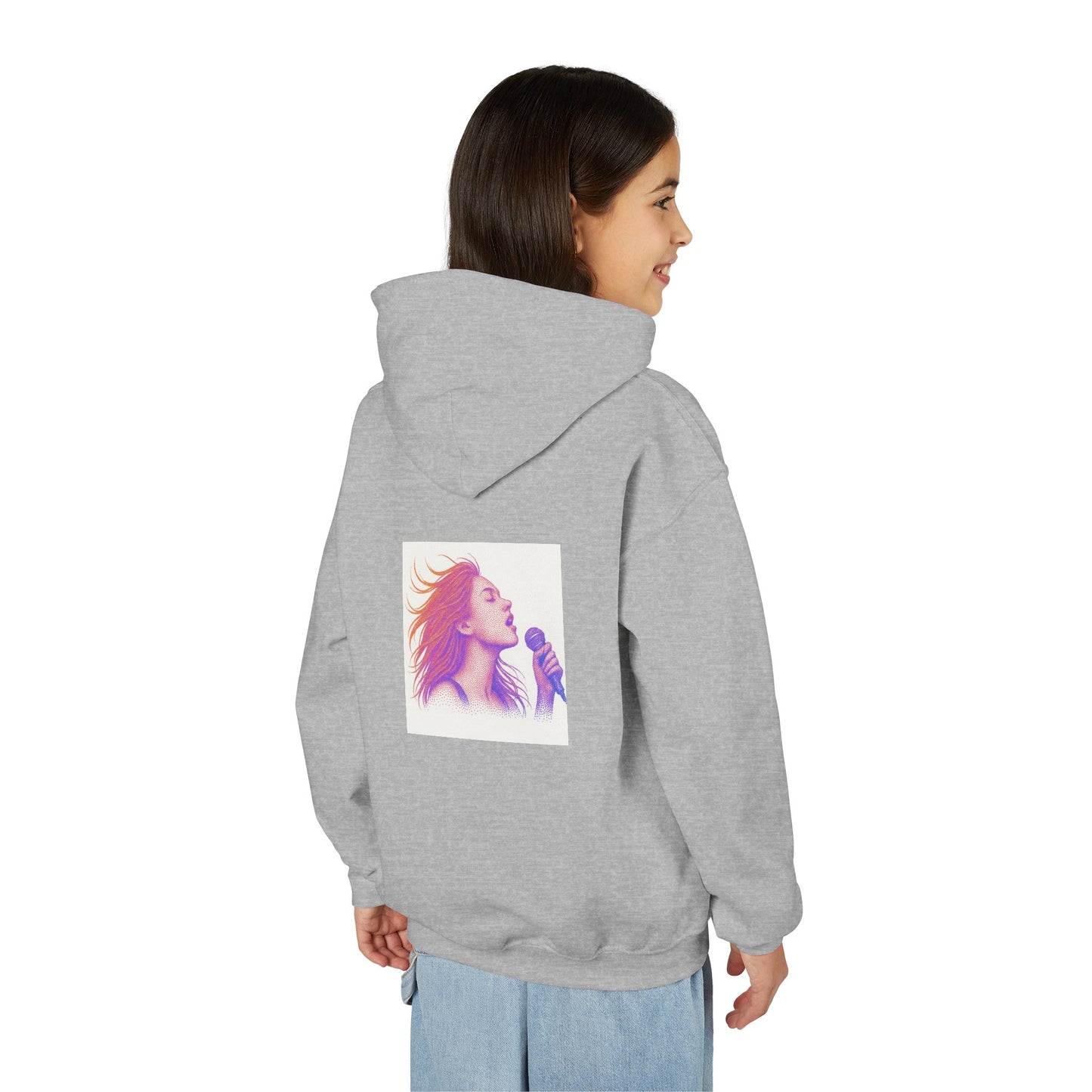 Golden K-Pop Youth Hoodie - Music Lover Gift