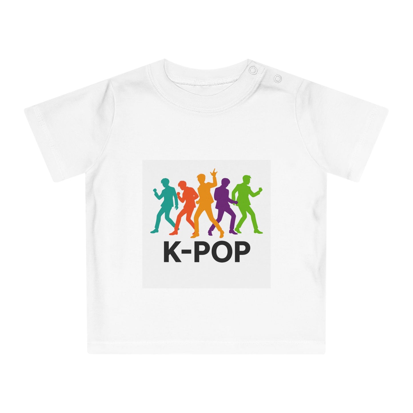 K-Pop Baby T-Shirt, Cute Infant Tee for Music Lovers, Newborn Gift, Baby Shower Present, Toddler Clothes, Kids Fashion