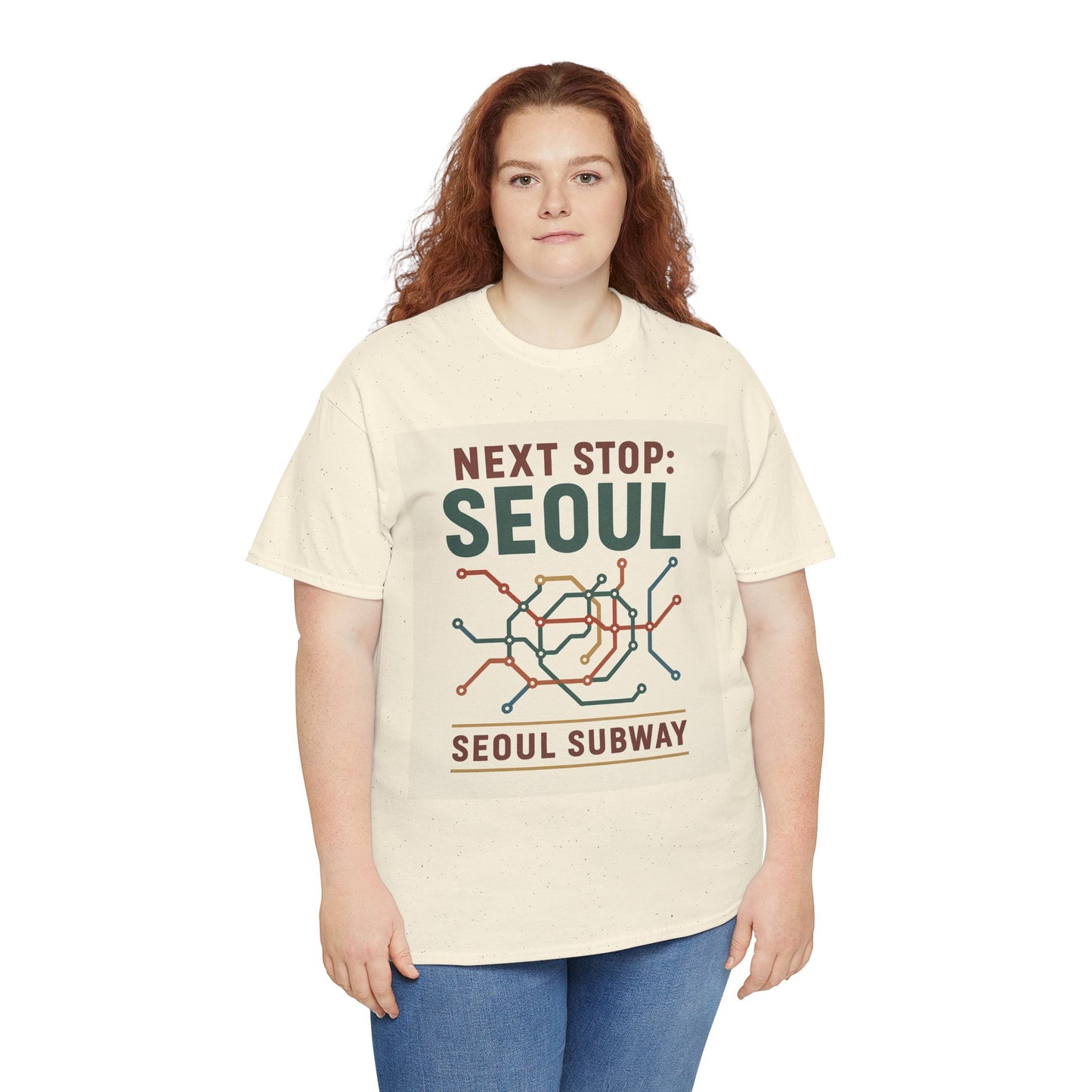 Seoul Metro Graphic Tee - Korean Travel Shirt