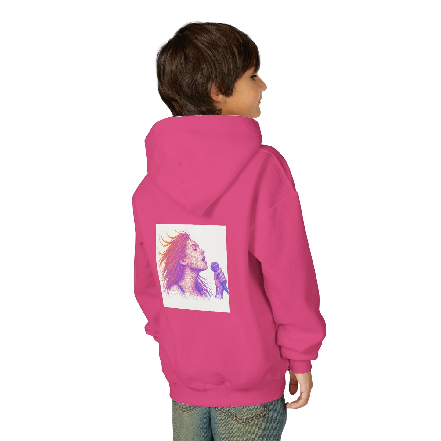 Golden K-Pop Youth Hoodie - Music Lover Gift
