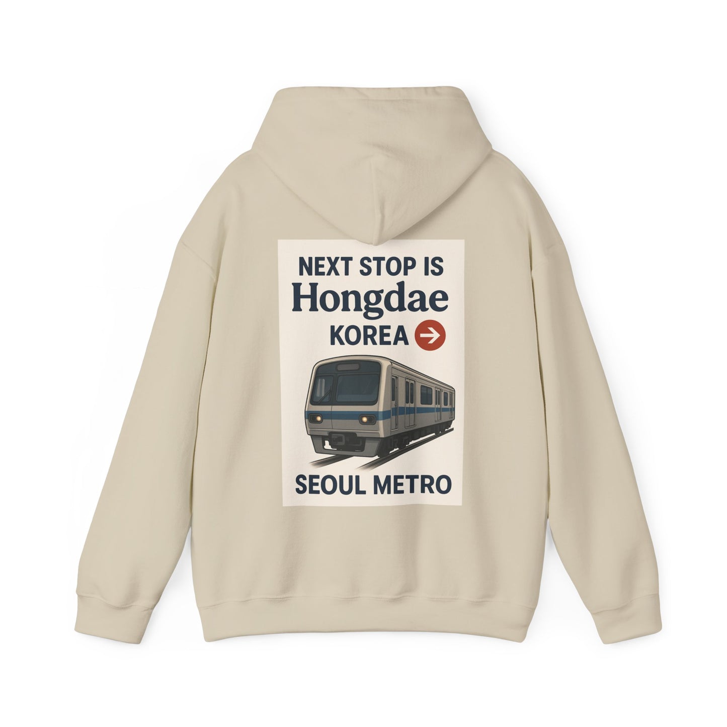 Seoul Metro Hongdae Station Hoodie - Travel Gift