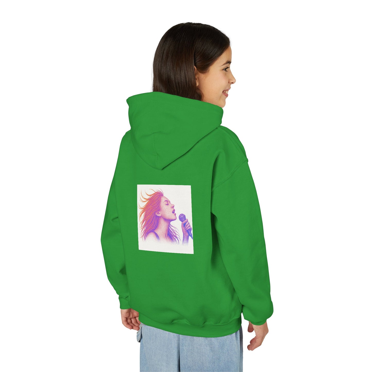 Golden K-Pop Youth Hoodie - Music Lover Gift