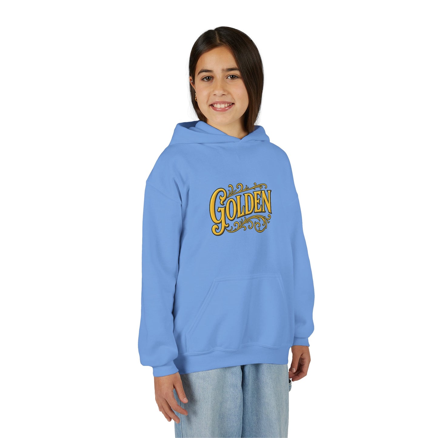 Golden K-Pop Youth Hoodie - Music Lover Gift