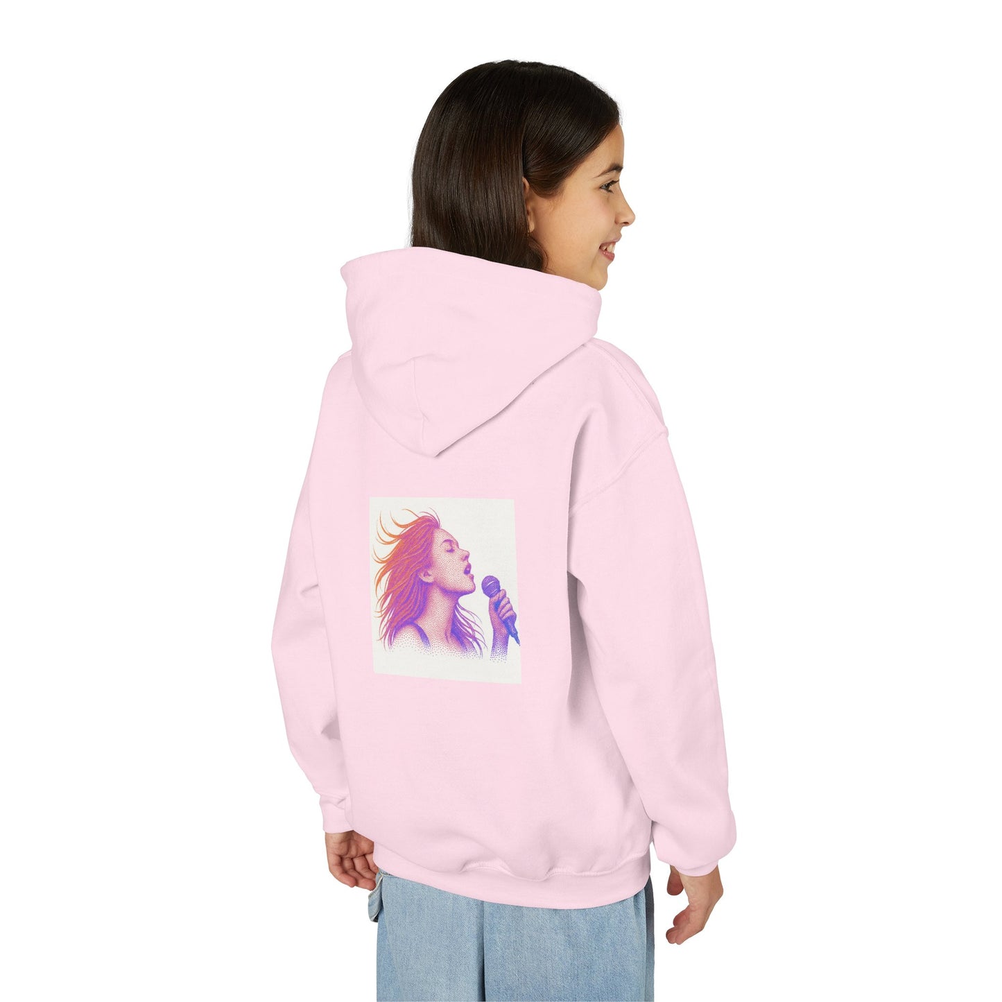 Golden K-Pop Youth Hoodie - Music Lover Gift